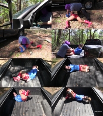 Ultra Girl Fayth Gets Captured & Hogtied & Transported In Moving Truck
