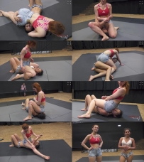 Akela vs Kornelia （pindown until submission）