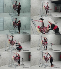 Sandra Delivers Amanda Foxx Device Bondage Orgasms!