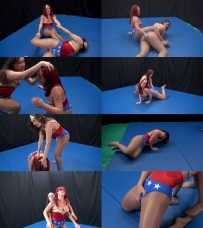Wonder Woman Fights Her Clone