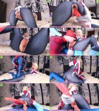 Purple Bitch – Spidey Fucks Gwen’s Holes Cosplay Purple Bitch