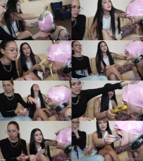 BIANCA and NICOLE – Chew this mess and guess right what you’re eating!