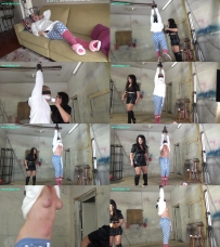 Brutal Wrist Suspension In Her Pajamas – Whitney Morgan & Milf Gigi