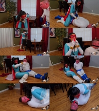 Roped and Reprogrammed: Miss Mighty and WonderMan Captured
