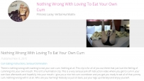 Nothing Wrong WIth Loving To Eat Your Own Cum
