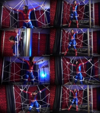 Shiny Bound – Spidergirl Ashley Wolf Caught in Her Web