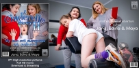 Edina （54）, Jana （60） & Maya （24） – The BBW evil stepmoms Jana and Edina