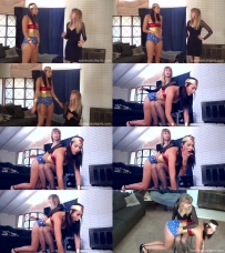 Bella Rolland Gets a Halloween Spanking