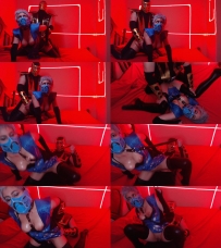 Black Kitsune – Frost VS Scorpion Blowjob & Cumshot