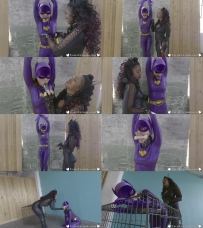 Kitty Claws & Batty Paws: Catgirl dominates Batgirl into sexual submission